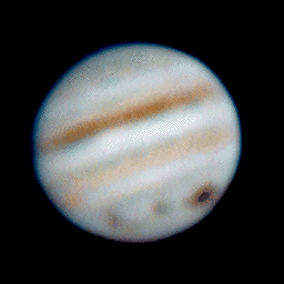 Jupiter after comet impact